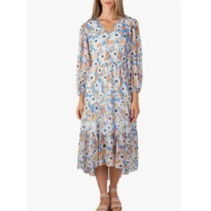 101. Joie Floral Printed Maxi Dress medium